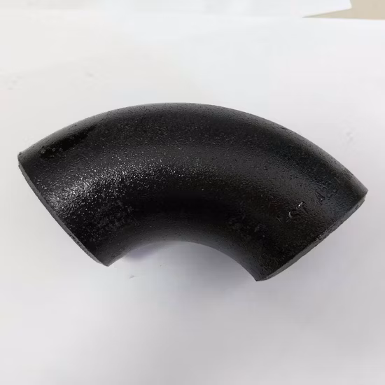 ANSI B16.9/ASTM A234 Wp11 Lr 45/60/90/180 Degree Bend Black Carbon Stainless Steel Pipe Fitting Butt Weld Long Radius Seamless Ss Flange Tee Reducing Elbow