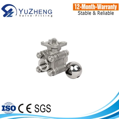 3PC Ball Valve with High Mounting Pad