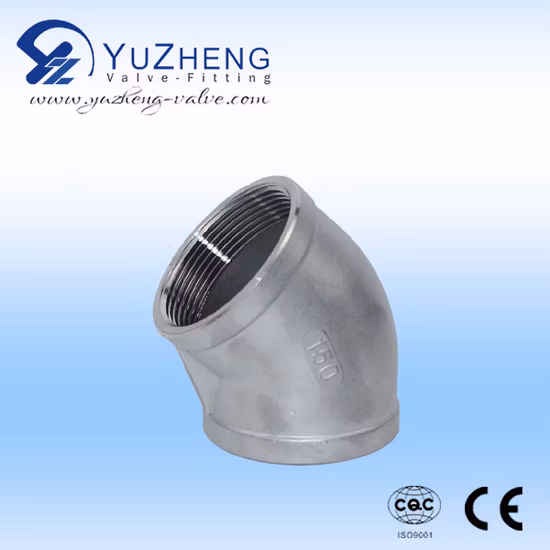 Professional Steel Pipe Elbow Threading Stainless Steel Thread Pipe Fitting Auto Parts