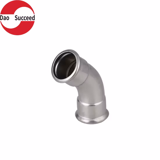 45 Degree Elbow Stainless Steel M Profile Press Fittings