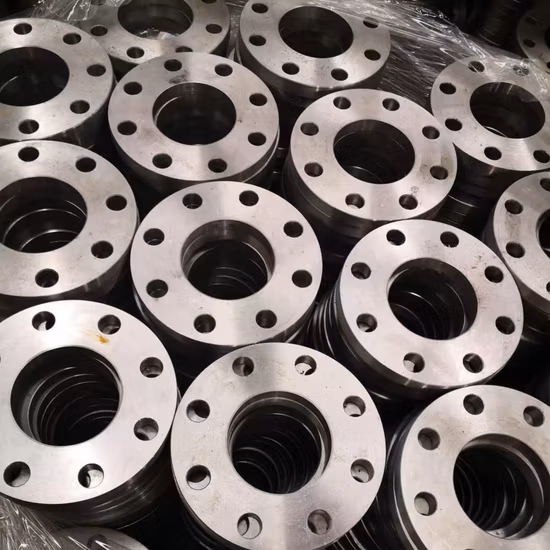 Customized Carbon Steel A105/Rst37.2/C22.8/Q235 Stainless Steel Flanges Stainless Steel Weld Neck Flange